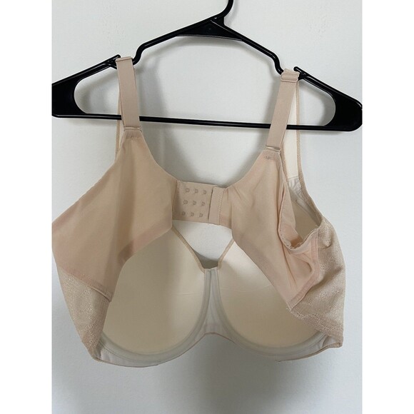 Soma Stunning Support Geo Lace Full Coverage Bra 42G Pale Sand Womens Underwired - Picture 6 of 8